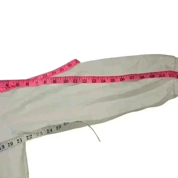 Vintage Classic Fashions Classic White Sheer Button Up Shirt Size 14 *Read* - Picture 9 of 16